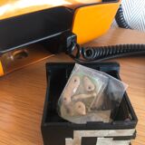 Vintage PTT Phone Telic t75 Orange from 1975