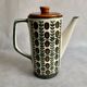 Pottery teapot Boch Rambouillet Noix, 1960s
