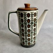 Pottery teapot Boch Rambouillet Noix, 1960s
