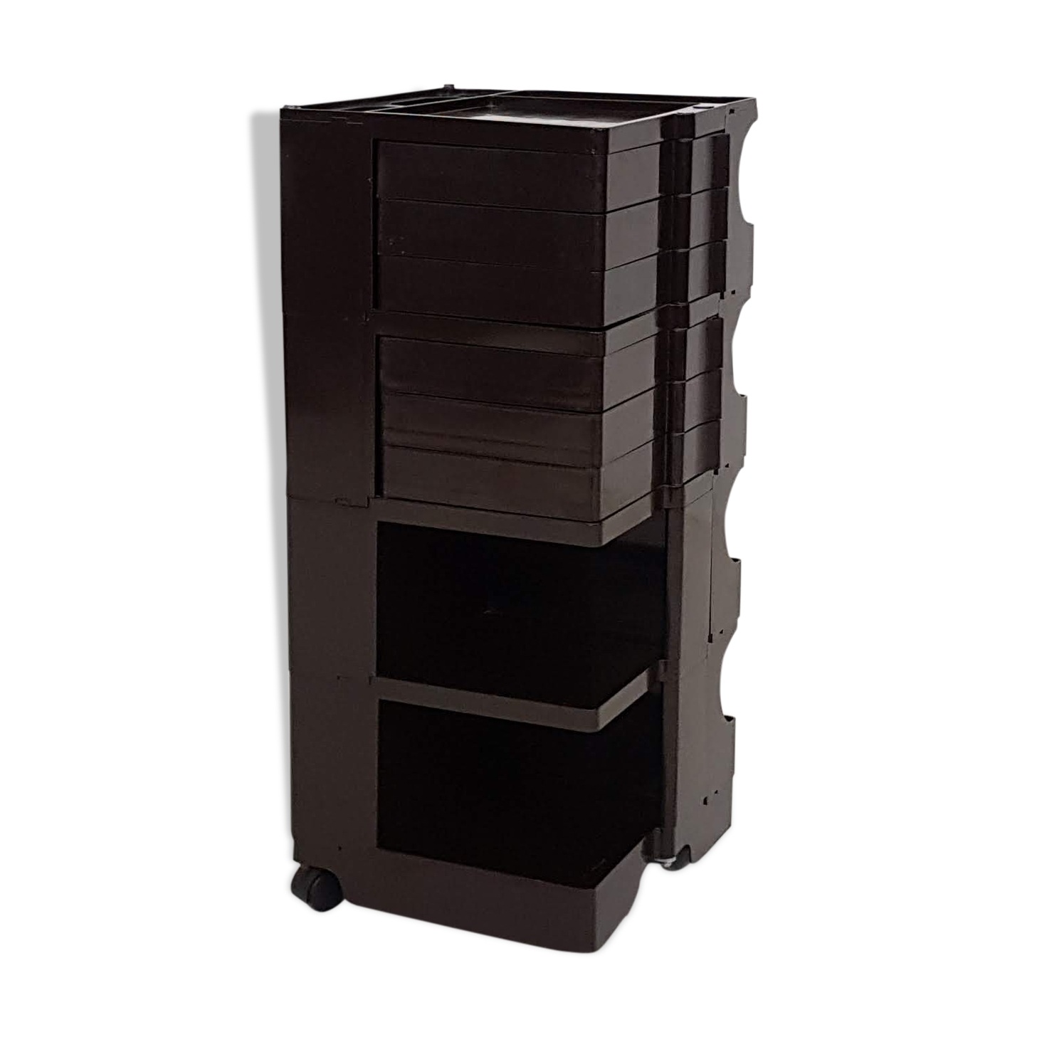 Brown Joe Colombo trolley “Boby” (4/6) for Bieffeplast, Italy 1970