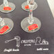 Set of 6 Lorraine crystal wine glasses - Gérard model