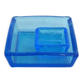Pair of vintage turquoise trinket trays
