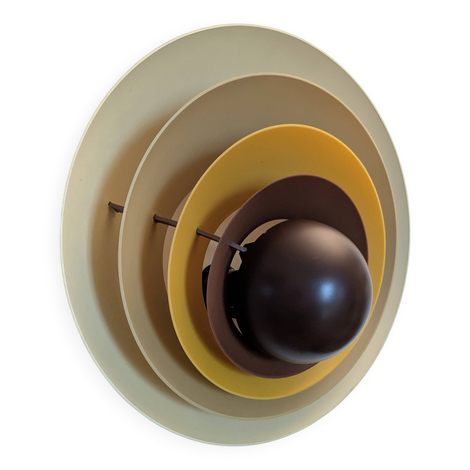 Pair of Ondine wall lights, New Age, 1970 Mazda