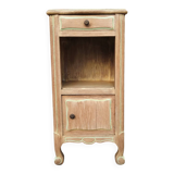 Solid oak bedside table