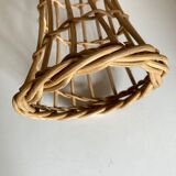 Rattan mannequin head 1960