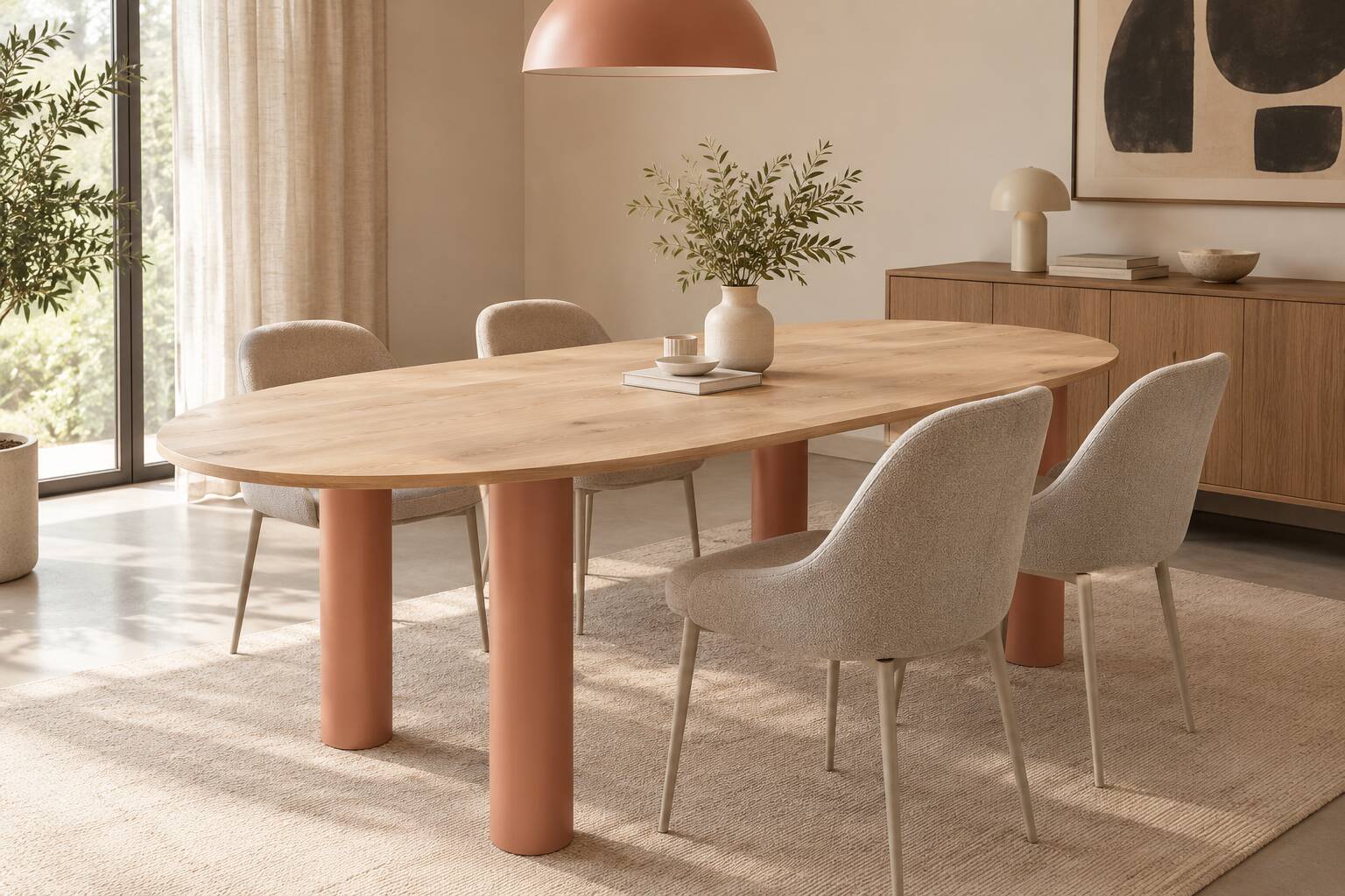 Oval table For Me Lab – Saturne