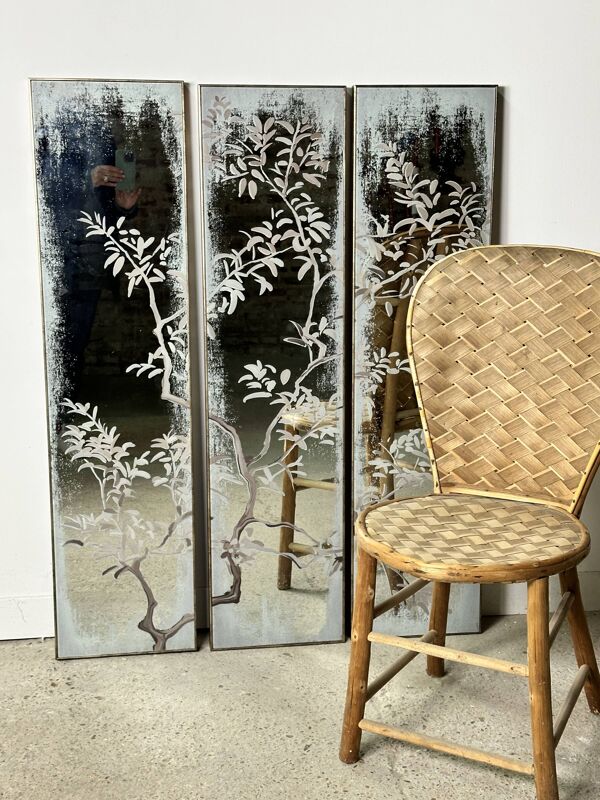 Miroir triptyque années 2000