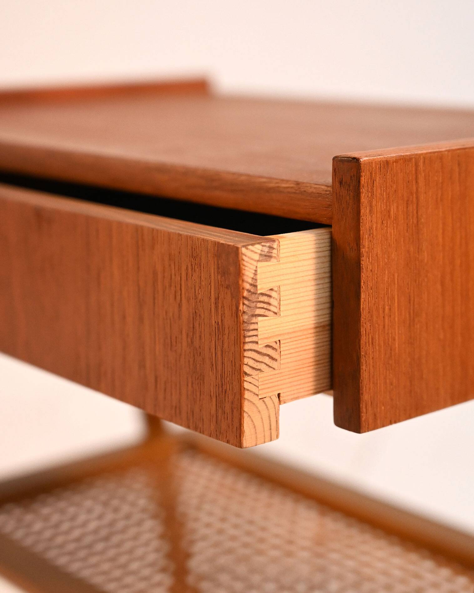 1950s Scandinavian teak bedside table
