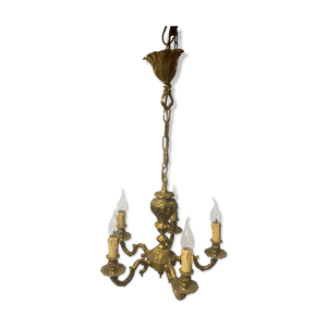 lustre en bronze 6 branches