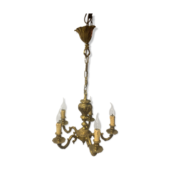 Bronze chandelier 6 branches