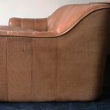 De Sede Model DS 44 Buffalo Leather Sofa, 1970s