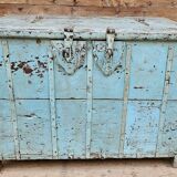 Antique Burmese teak dowry chest
