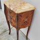Louis xv style bedside table in rosewood marquetry