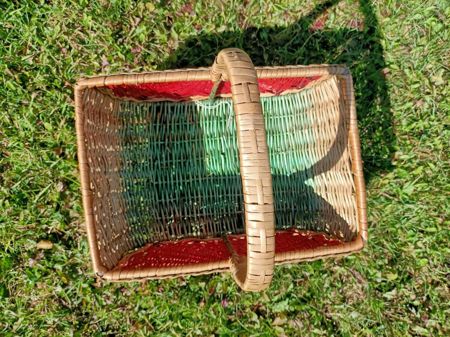 Retro Watermelon Basket