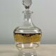 Produits Charming glass carafe with golden decoration