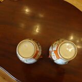 Pair of porcelain vases from Satsuma, Japan, XIXth, H37cm