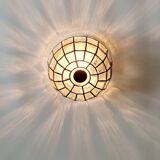 Mid-Century Glass Ceiling Light from Limburg, Germany, 1960s
