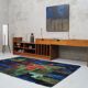 Abstract high pile rya rug from Gilde Muster, 1970