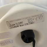 Vintage white glass lamp