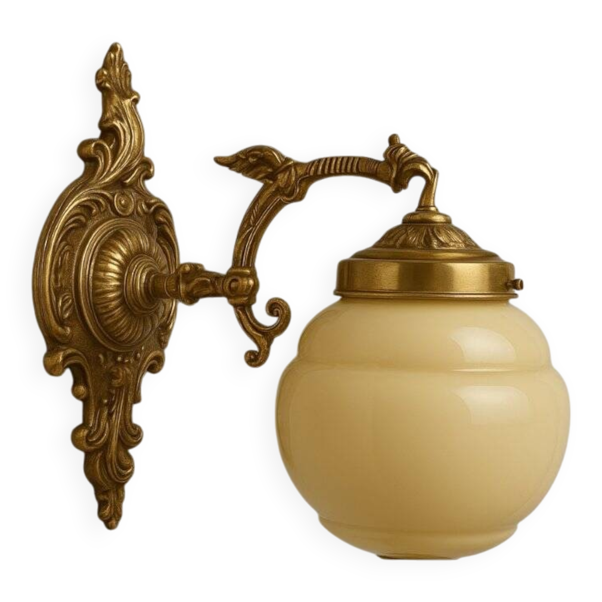 Vintage Imperio style sconces, years 40. Set of 3