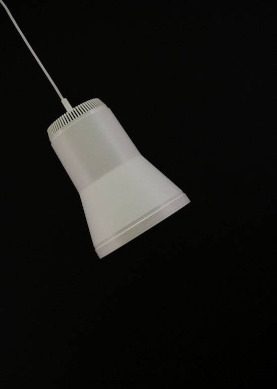 Ecru chandelier, Danish design, 1970s, prodction: Denmark