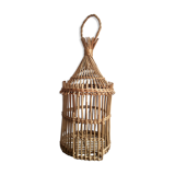 Vintage bird cage in rattan