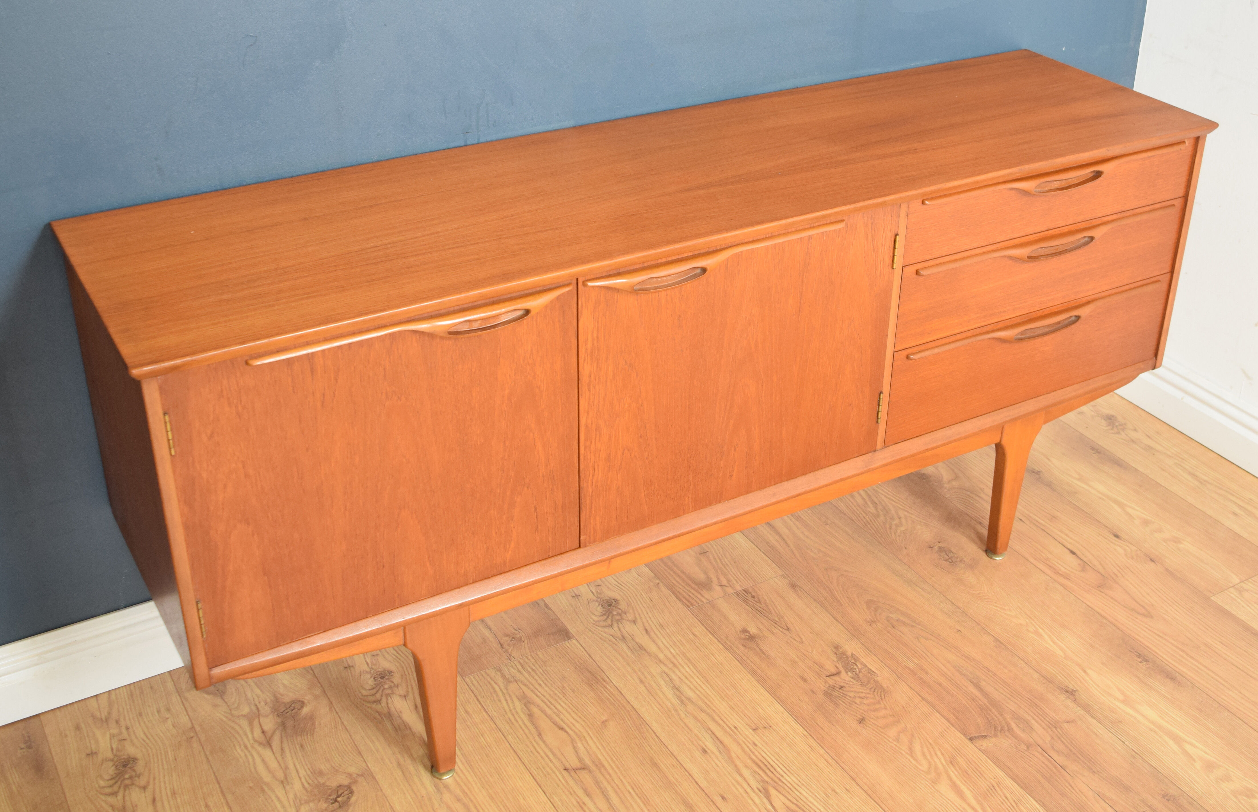 Restored Teak 1960s Short Jentique Classic Sideboard Cabinet