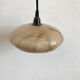 Marbled beige opaline pendant lamp