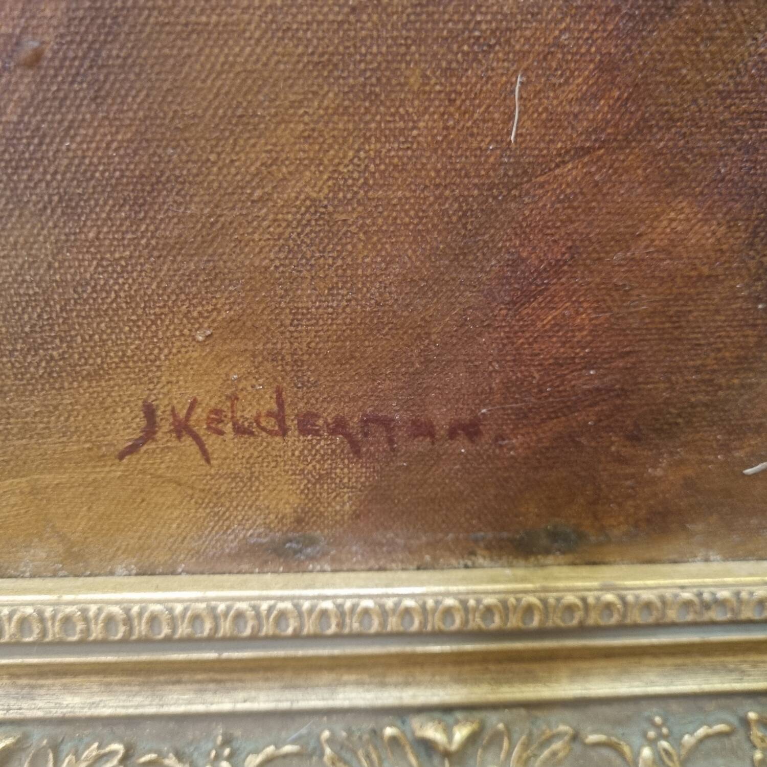 Painting by Jan Kelderman (1914-1990)