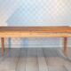Farm table, draper, solid wood mid-20th century, restored.