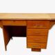 Bureau vintage a 5 tiroirs