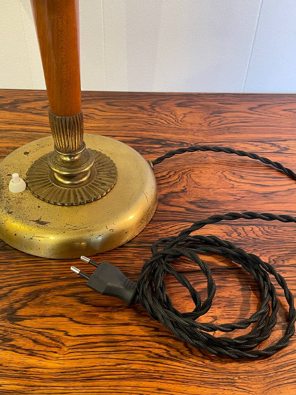 Scandinavian table lamp by Einar Bäckström, 1940s