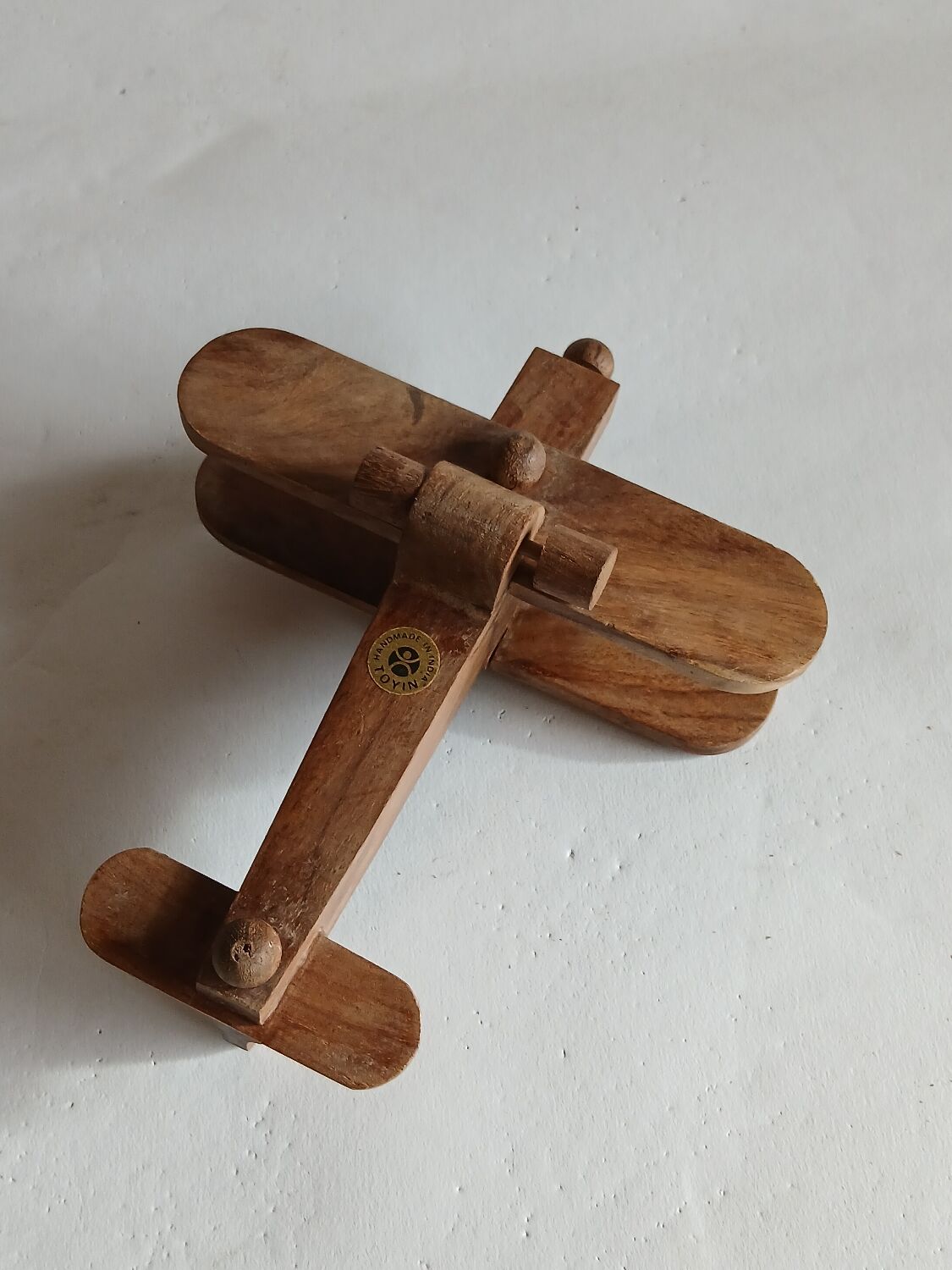Wooden airplane