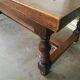 Massive oak farm table