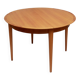 1960s round diningtable in cherrywood from LÜBKE
