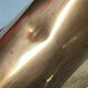 Old horse boot england - umbrella holder - in copper -