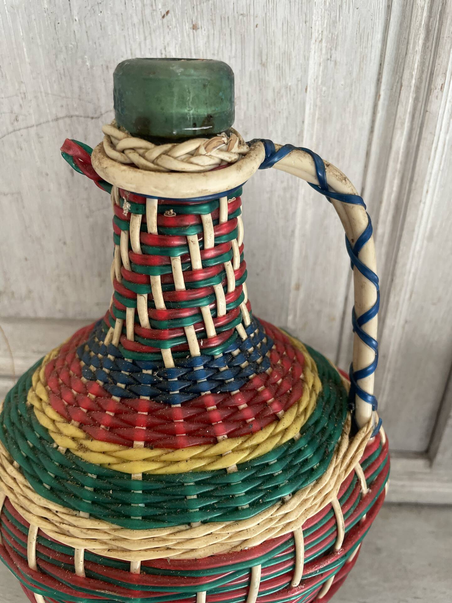 Vintage Viresa scoubidou bottle