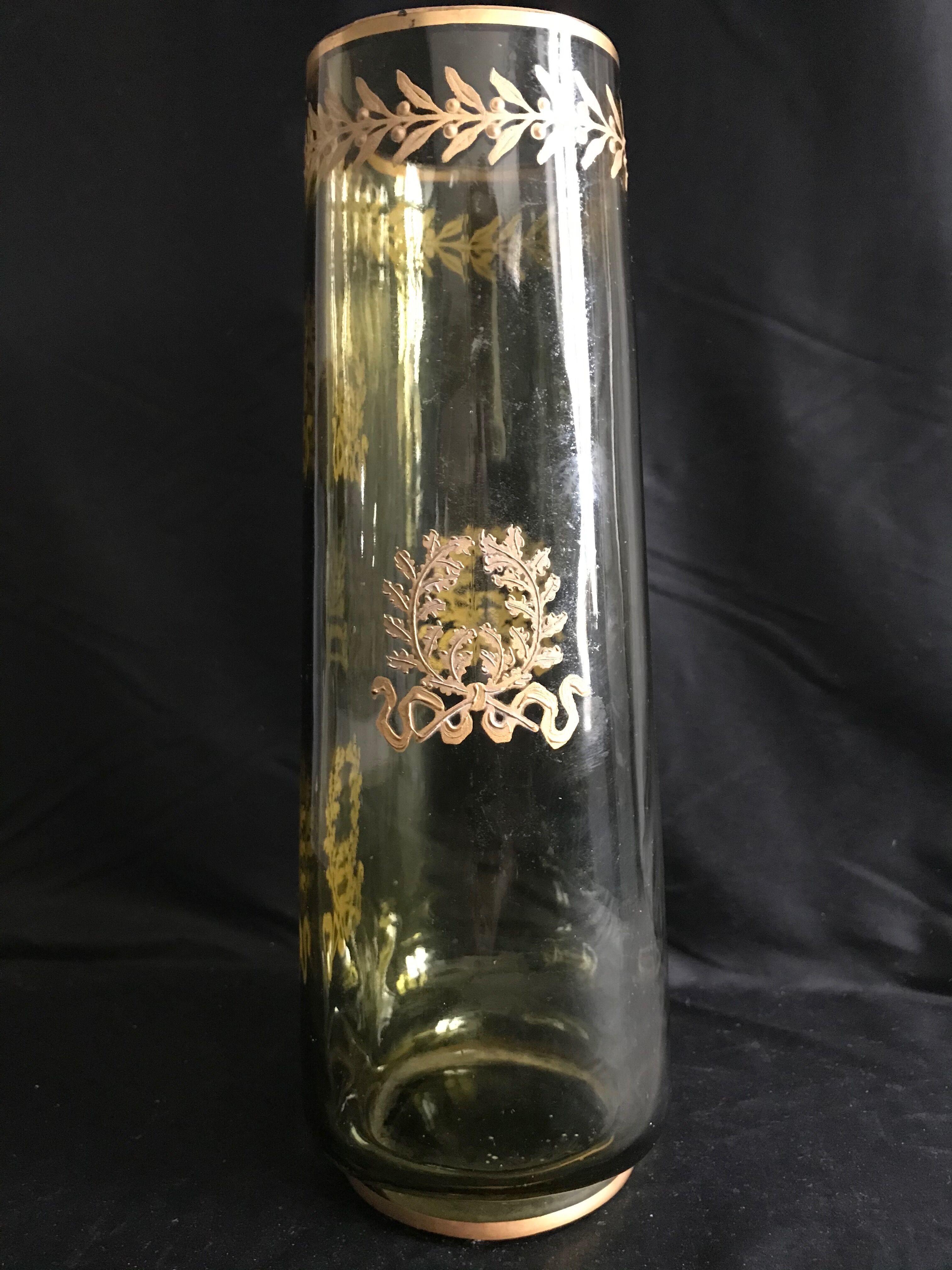 Glassworks of La Plaine Saint Denis vase François Theodore Legras (1839-1916)