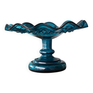 Coupe sur pied ancienne - verre