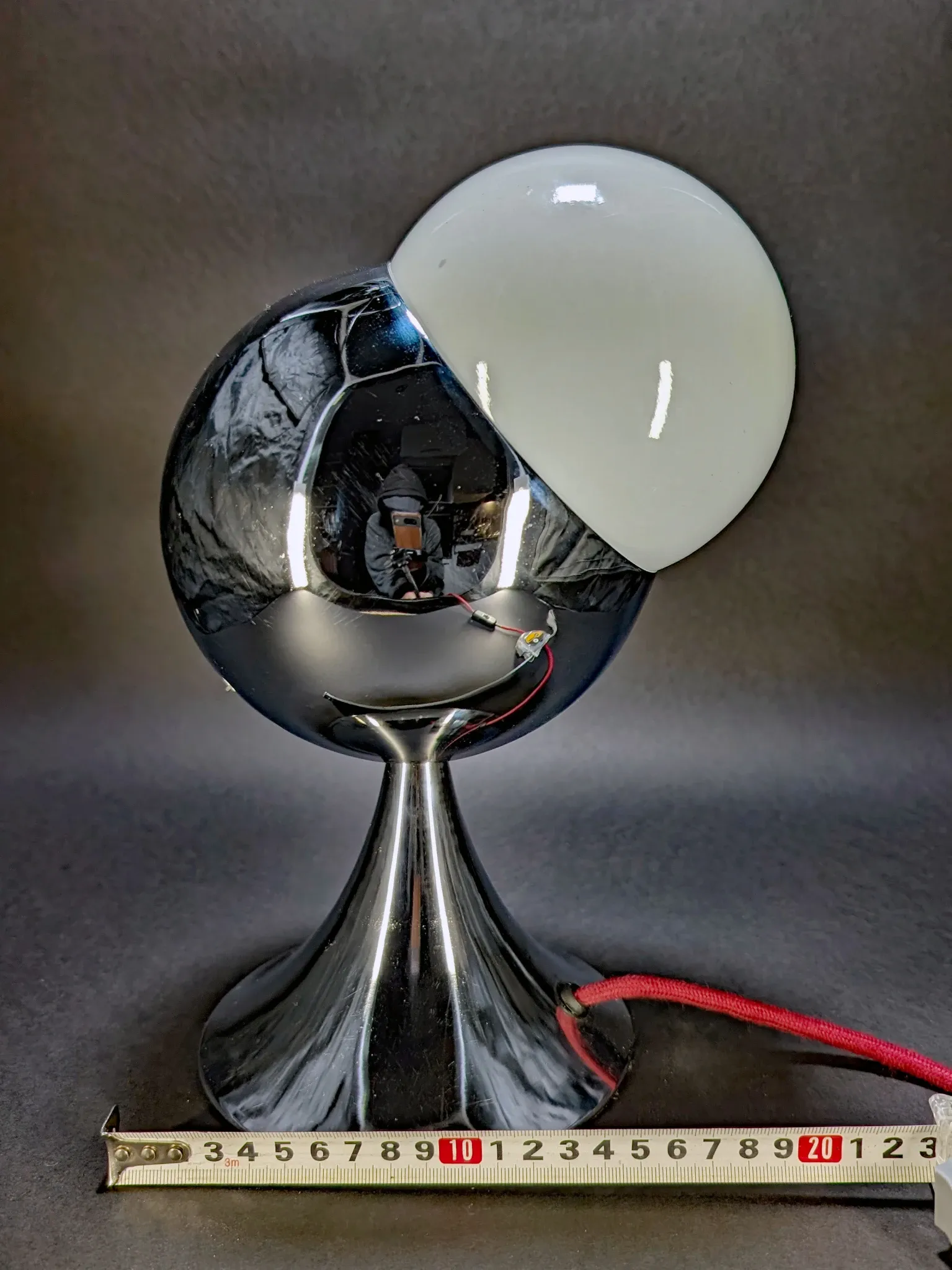 Lampe 60's "Satellite" Chromée – Pièce Unique
