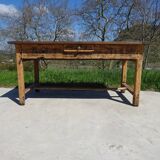 Très ancienne table de ferme en chêne