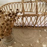 Rattan bassinet