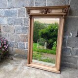 Carved wooden mirror, 168x112 cm