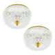 Pair of Mid-Century Bubble Glass Ceiling Lights - H.Tynell for Limburg, 60s