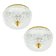 Pair of Mid-Century Bubble Glass Ceiling Lights - H.Tynell for Limburg, 60s
