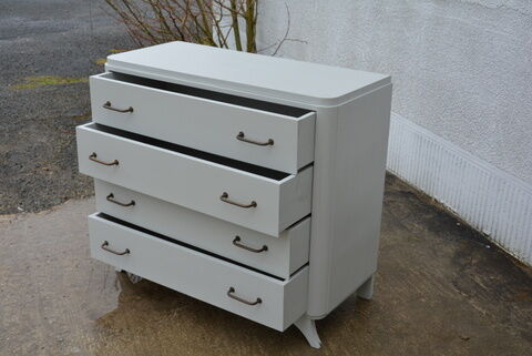 Painted art deco dresser