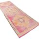 Tapis coureur vintage turc pastel rose 3x10, 97x310 cm
