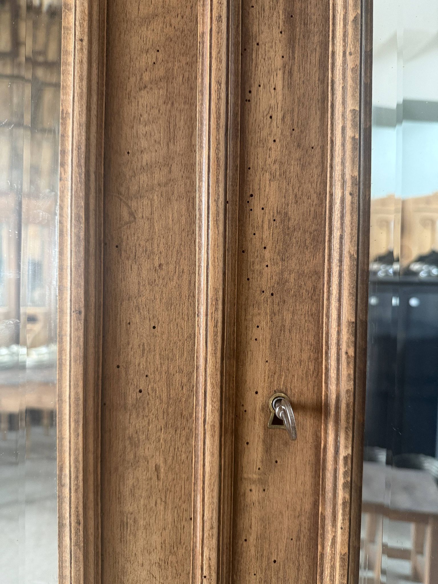 Grande armoire à glace ancienne (rénovée)