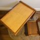 Children's desk and its wooden seat from the 80s