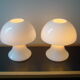 Pair of vintage lamps "Funghi " by SCE